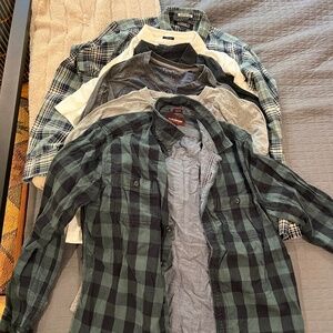 Bundle of 6 mens shirts size Large